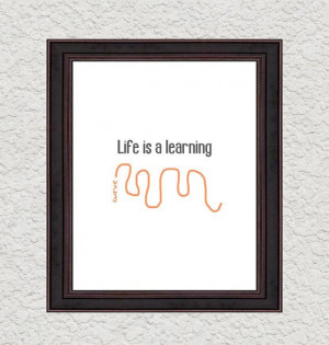 Life is a Learning Curve.
