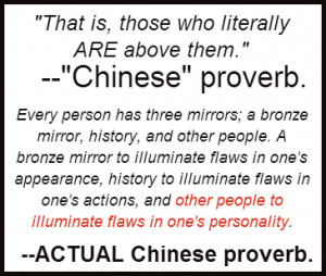 ... flaws in one's appearance, history to illuminate flaws in one's