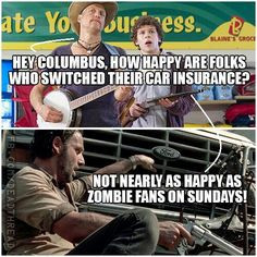 Hehehe!! Love zombieland! Omg can we get Columbus and Tallahassee to ...
