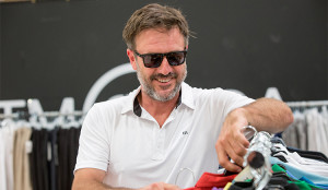 David Arquette visits the TravisMathew HQ for some new threads Enter