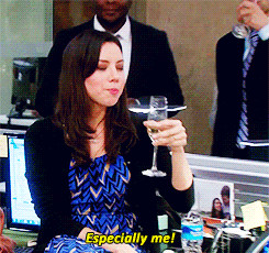 ... april ludgate ben wyatt adam scott t kathryn hahn Jennifer Barkley