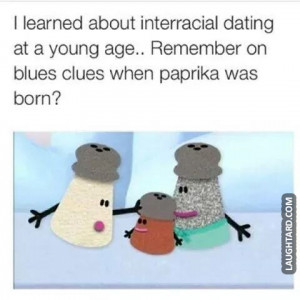 learned about interracial dating at a young age