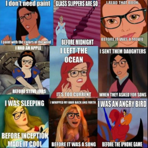 Hipster Disney Princesses!