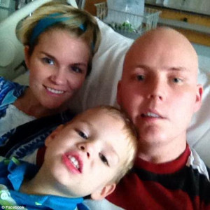 Cancer free: Marshall Jensen's (right) leukemia is in remission after ...
