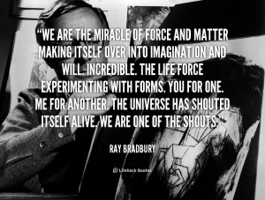 Ray Bradbury Quote Jump And