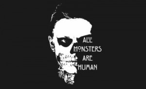 horror story, art, black and white, drawing, evan peters, quote ...