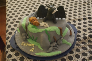 How to Train Your Dragon Toothless Birthday Cake