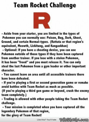 Team Rocket Challenge