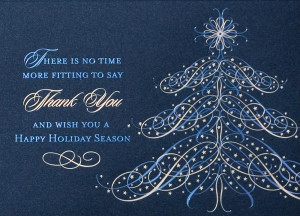 ... Christmas Cards > Customer Appreciation > Star Studded Thank You