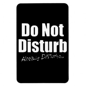 Do Not Disturb Signs Funny