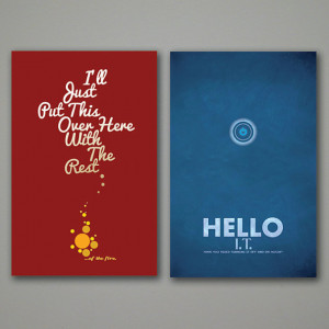 Any 3 “The IT Crowd” Modern Art Poster Collection from the Modern ...