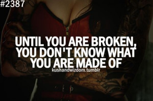 This is so true to my core. I have been broken many times, mid life ...
