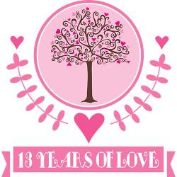 13th_anniversary_love_tree_greeting_card.jpg?height=250&width=250 ...