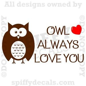OWL-ALWAYS-LOVE-YOU-Nursery-Quote-Vinyl-Wall-Decal-Lettering-Decor ...