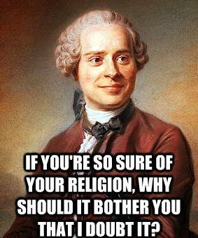 ... so sure about your religion... #doubt #skepticism #atheism #religion