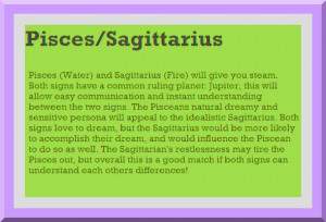 Sagittarius Pisces Love Match