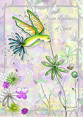 Hummingbird Quote Art - Original Inspirational Uplifting Hummingbird ...