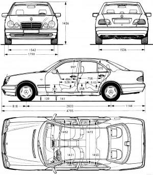 Mercedes Benz E Class Dimensions