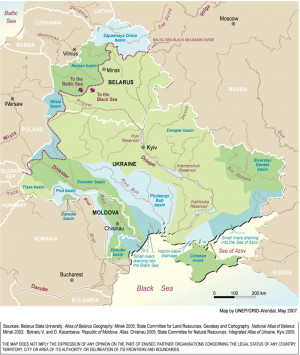 Water basins of Eastern Europe english version