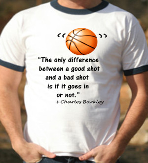 Barkley Basketball Sayings T Shirt and Custom Graphics. Unique Gifts