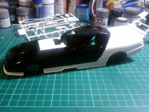 Once I've retouched the body paint, decals will be next.