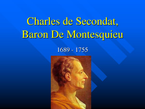 Separation Of Powers Montesquieu Baron de montesquieu