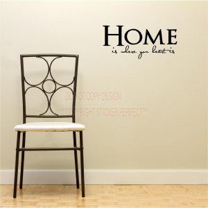 Home/Family / Home is where your heart is house decor inspirational ...