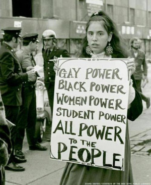 Gay power black power women power student power all power to the ...