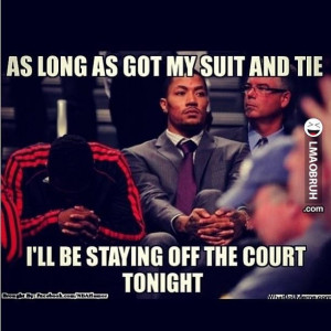 As long as got my suit and tie