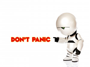 MARVIN THE PARANOID ANDROID HD WALLPAPERS