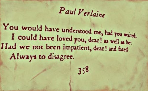 paul verlaine from the book ~ Love Poems ~