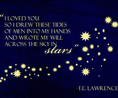 loved you, so I drew these tides of men into my hands and wrote my ...