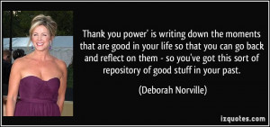 Thank you power' is writing down the moments that are good in your ...