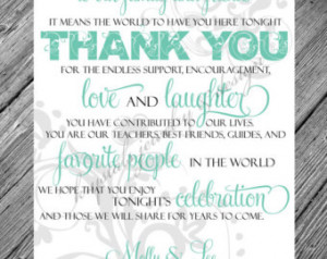 Popular items for thank you quote on Etsy