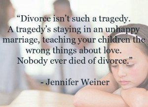 Sometimes divorce isn't such a tragedy.