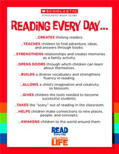 & Read isn't just about fun it's also about the importance learning ...