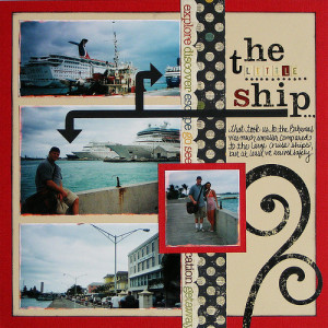 Cruise Scrapbook Layouts | … Tweet: The Honeymoon Scrapbook Album ...