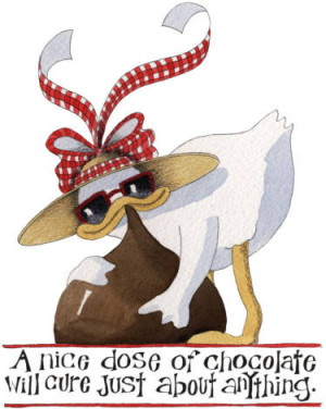 Anything is good and useful if it's made of chocolate!