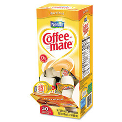 Coffee-Mate® Hazelnut Creamer, .375 oz., 50 Packets/Box