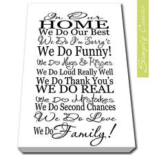 we do family wall quote quote vinyl we we quote we do family wall ...