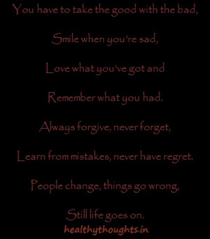 quotes on life_Life Goes On