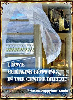 love curtains blowing in the gentle breeze