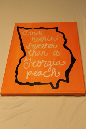 Ain't nothin' sweeter than a Georgia peach...