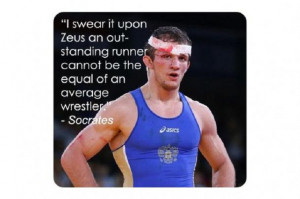 swear it upon Zeus an outstanding runner cannot be the equal of an ...
