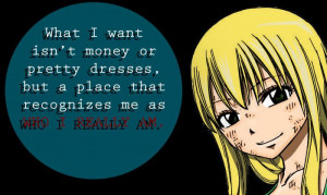 Fairy tail Quote mode Lucy