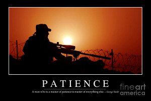 Patience Inspirational Quote Photograph