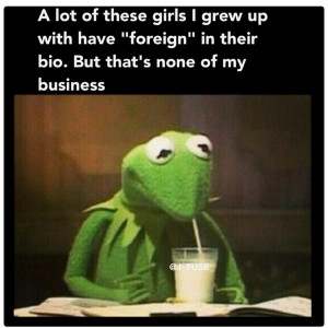 But thats none of my business tho