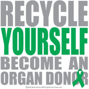 Recycle Yourself Organ Donor Photo Cutouts