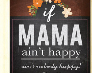 Rustic Modern Chalkboard Style Kitc hen Art Mom Quotes Poster ...