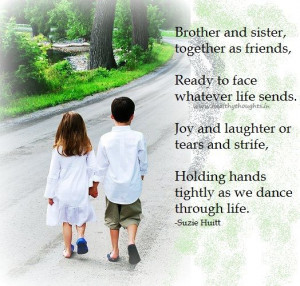 Brother And Sister Quotes Siblings | brother-and-sister-together-as ...